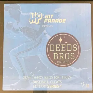 (3 teams) Cleat break - 2026 Hit Parade Deedsbros autographed baseball cleat memorabilia break.  1 box per break. Pick your own team(s)