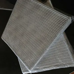 Non-Scratch Metal Scrubbers – Heavy Duty Wire Dishcloth Rags for Kitchen Cleaning, Rustproof Powerful Wet & Dry Scour Pads for Cookware, Pots, Pans, Sinks, Stove Tops, Grills & Household Use Sponges