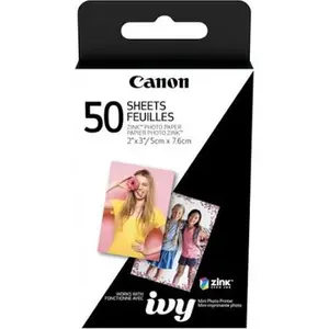 Canon USA 3215C001-AA ZINK Water-Resistant Photo Paper Sheets - Pack of 50