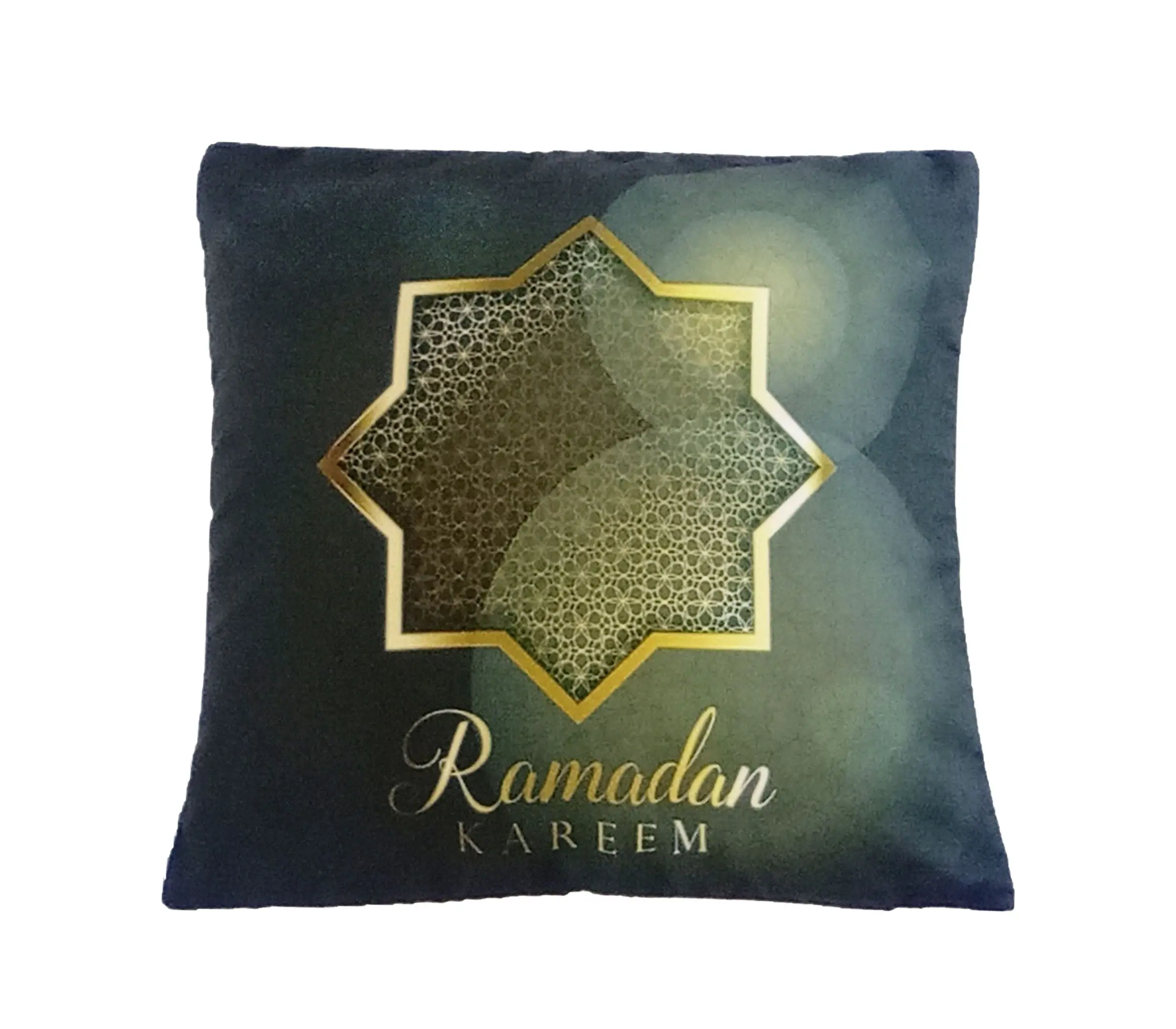 Green Ramadan Kareem Pillow Case
