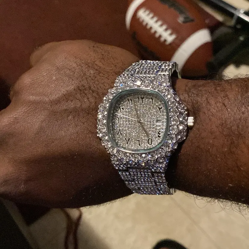 Iced out watch
