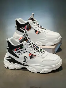 Men's High-Top Dad Shoes | Platform Running Sneakers | Street Style Athletic Wear