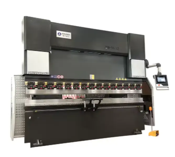 Fully Automatic CNC Hydraulic Press Brake - 170t Capacity, 3200mm Size, DA53TX Controller, Backgauge System, Black Aluminum Bearing Sheet Folding Hydraulic Press Machine for Carbon Steel, Stainless Steel, Cnc Control System