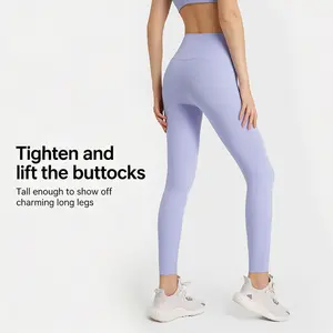 No Front Seam High Waisted Workout Leggings for Women Buttery Soft Yoga Pants Gym Athletic Tights