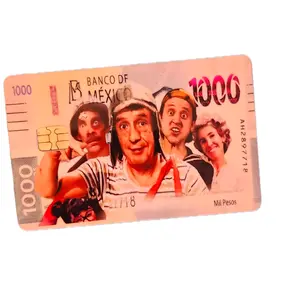 1000 pesos of chavo debit card sticker