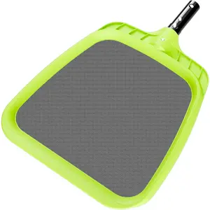 Pool Skimmer Net - Professional Heavy Duty Reinforced Frame Nylon Flat Leaf Rake Net,for  Pond Swimming Pool, Cleaning Supplies and Accessories, (Pole Not Included)