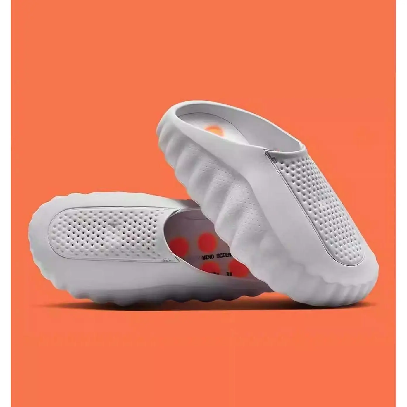 Desginer Mind 001 Slide Slides Mind001 Slippers Soft Rubber Tech Comfortable Sandals Mules Clog Black Red Bone Light Smoke Grey Men Women Summer