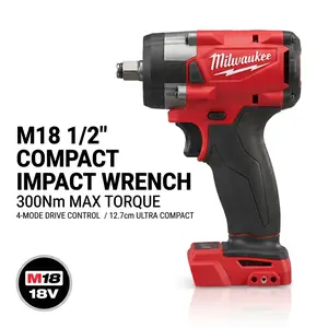 Milwaukee M18  1/2 Impact Wrench – 300Nm Breakaway Torque for M18 Bolts drill tool