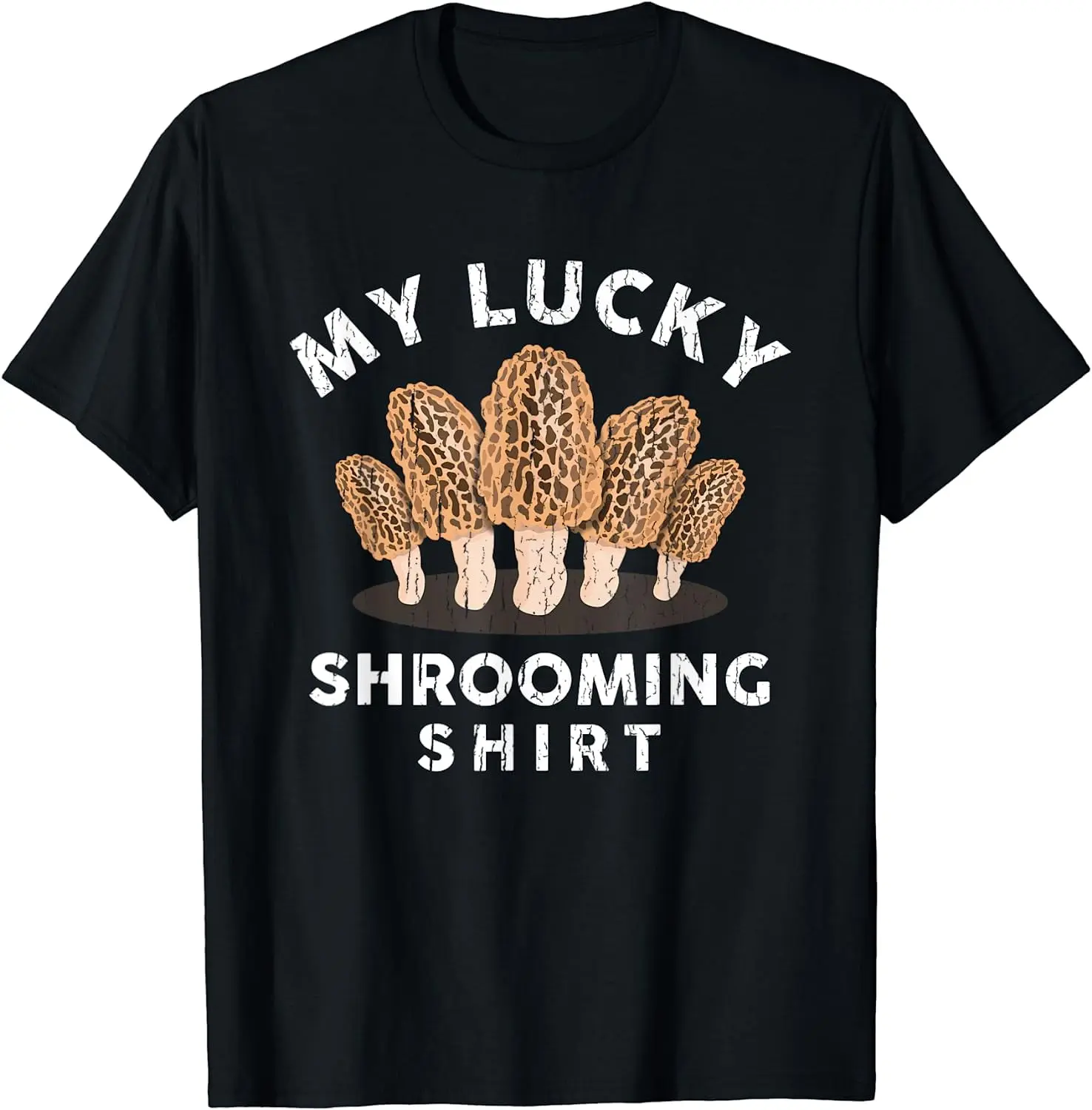 Funny Morel Mushroom Hunting Whisperer Men Women Gifts Summer Shortsleeve Cotton T-Shirt