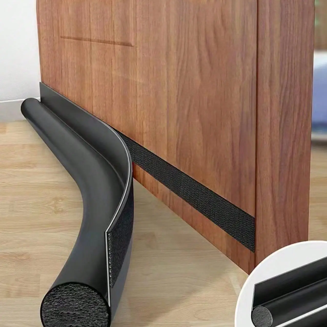 Door Gap Sealing Strip, Door Bottom Windproof Barrier, Bedroom Door Seam Waterproof Insect Proof Sound Insulation Door Patch, Draft Stopper, Door Draft Blocker