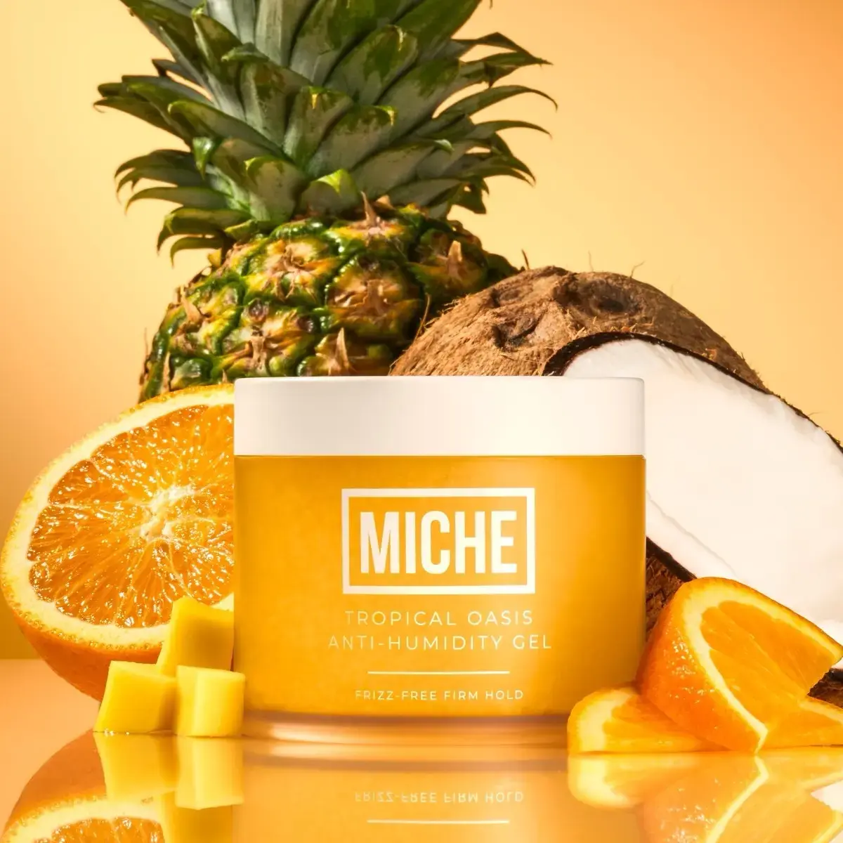 [MICHE] Anti-Humidity Frizz Fighting Strong Hold Hair Gel | For All Hair Types Curly, Coils and Wavy Hair - Alcohol Free - MICHE Beauty