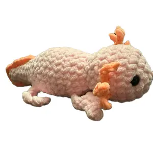 Crochet Pink Axolotl Amigurumi