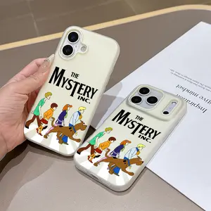 Scooby Doo cartoon Phone Case Suitable for iPhone 17 16e 16 15 14 13 12 11 Pro Max Air XR XS X 7 8 Plus Soft TPU Matte Double-layer Back Cover