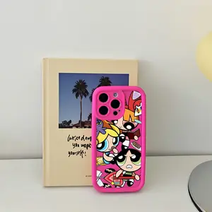 Powerpuff Girls Cartoon Phone Case Cover for iPhone Models, Casing, Soft Tpu Material, Durable Design, Perfect Fit & Stylish Look
