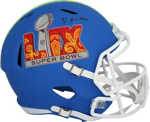 DeVonta Smith Philadelphia Eagles Autographed Riddell Super Bowl LIX Event Speed Replica Helmet - Fanatics Authentic Certified