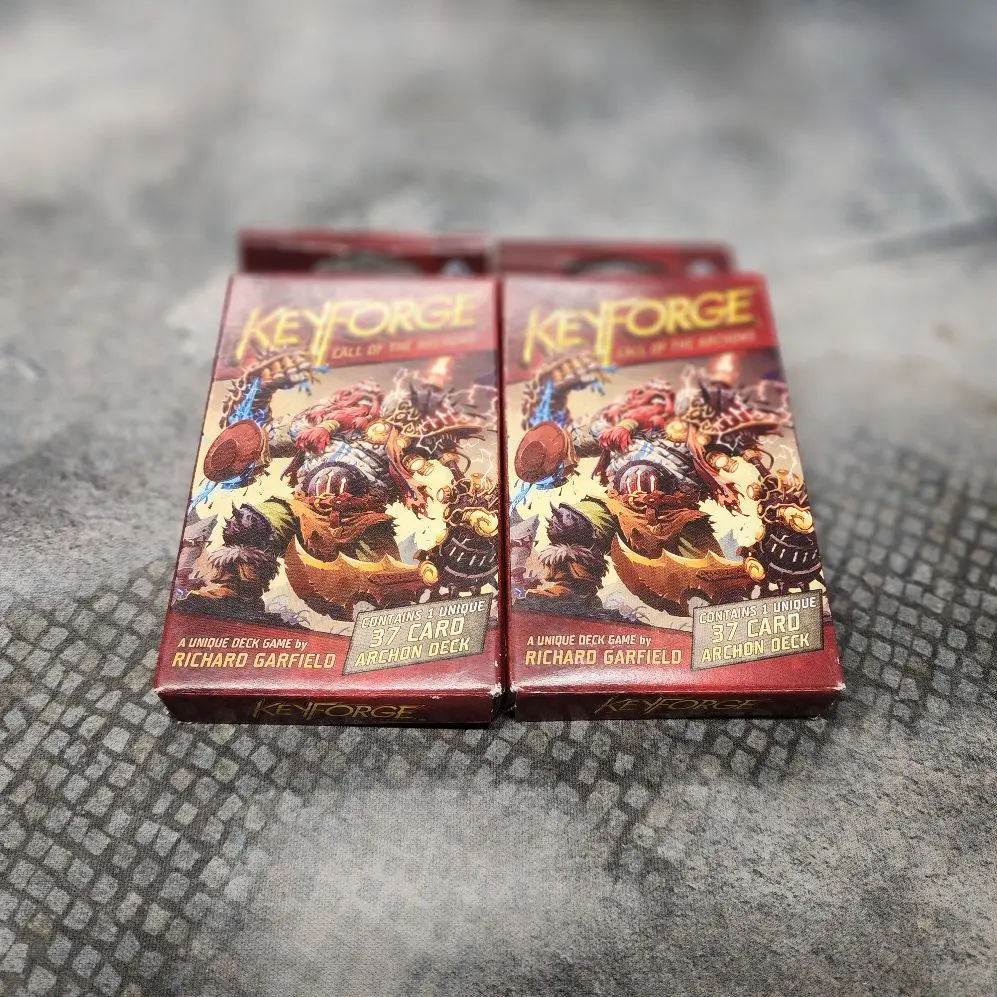 KeyForge Starter Set - 37 Card Archon Decks for Unique Deck Game Experience