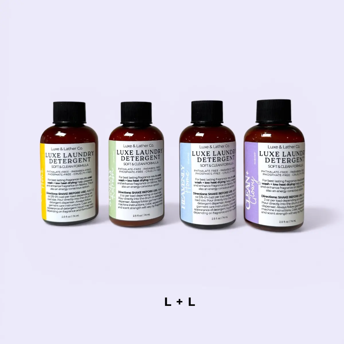 Luxe Laundry Detergent, SAMPLE SIZE 2.5 oz, Highly Fragrant Laundry Wash