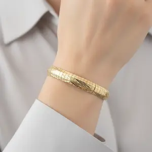 14K Yellow Gold DC Omega Bracelet