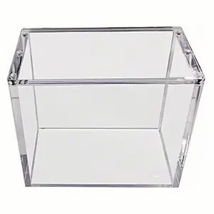 5MM Thick Clear Acrylic ETB & Booster Card Storage Box , Dustproof Anime Toploader Cards Display   Box , Transparent Acrylic Trading Card Box , Desktop Anime Card Display Box , Must - Have ETB Storage , TikTok Viral Trading Card Display