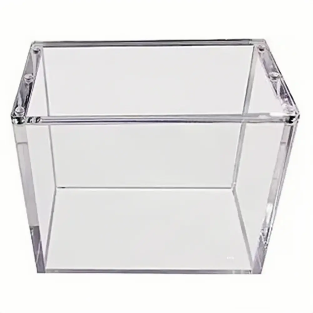 Clear Acrylic Game Card Storage Box, 1 Count Dustproof Anime Toploader Cards Display Box, Trade Card Box,Game Card Storage Organizer for Home Office,