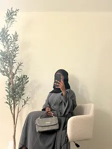 Amira 3 Piece Abaya Set - Grey