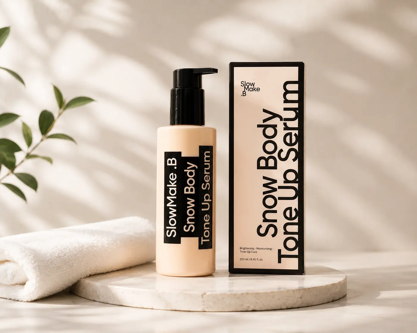 SlowMake.B Snow Body Tone Up Serum