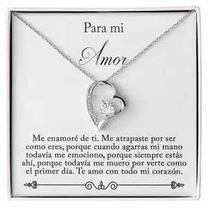 Regalo para Esposa, Regalo para Novia, Regalo para Mujer, Gift For Her, Romantic Jewelry For Girlfriend, Anniversary Necklace For Wife, Valentine Gift For Couple, Love Pendant Necklace, Birthday Gift Idea