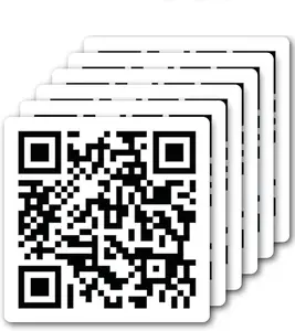 Never Gonna Give You Up Rick Roll Qr Code 6 Pack Stickers Vinyl Wall Waterproof Window Car Decal Tumbler Adults -3 Inch Each appx