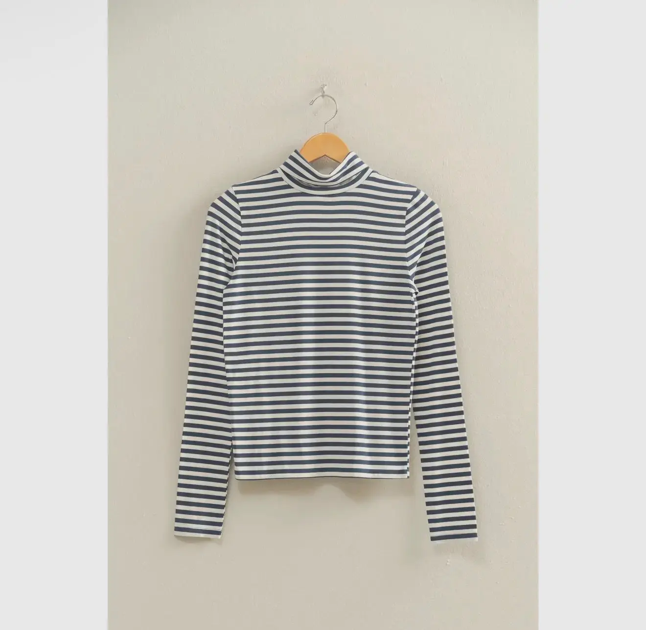 Striped Turtleneck