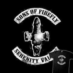Firefly Samcro Sci-Fi Serenity Sons of Anarchy Sons Of Firefly T-Shirt