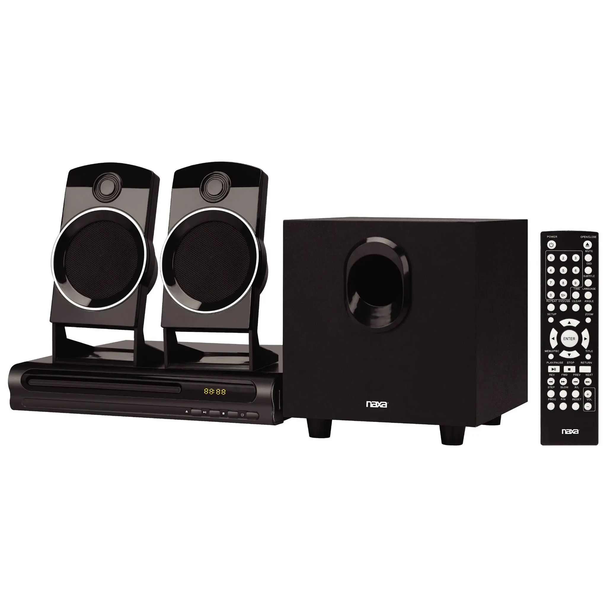 Naxa 2.1 Channel Home Theater DVD SpeakerSystem