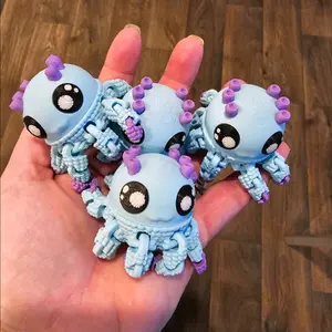 Customizable Little Articulating Martian Figurine for Collectors and Enthusiasts