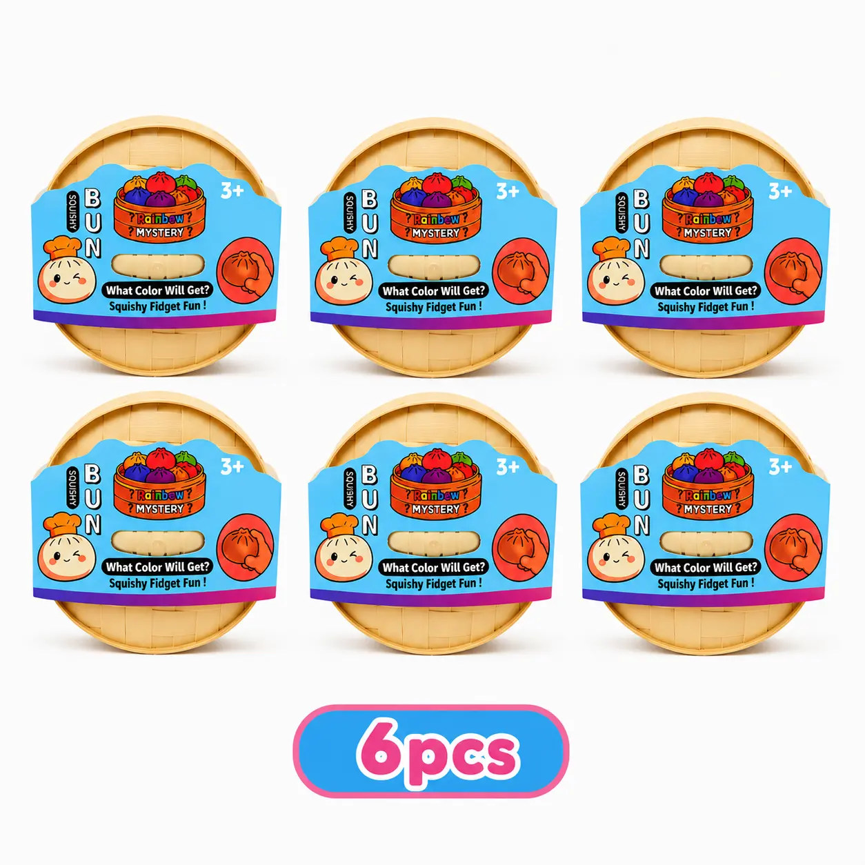 6pcs Random Colors