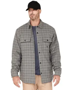 Hawx Men's Sherpa Lined Shirt Jacket - Hxfa22w65-Chr