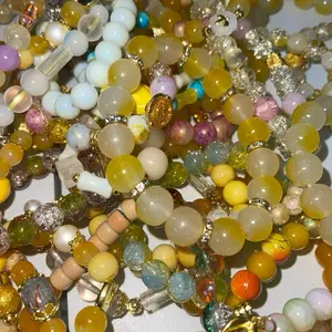 Wrist Candy 20 Bracelet Bundle Interactive Live Selection Personalized Shopping Experience Unique Beaded Accessories for Customized Purchases