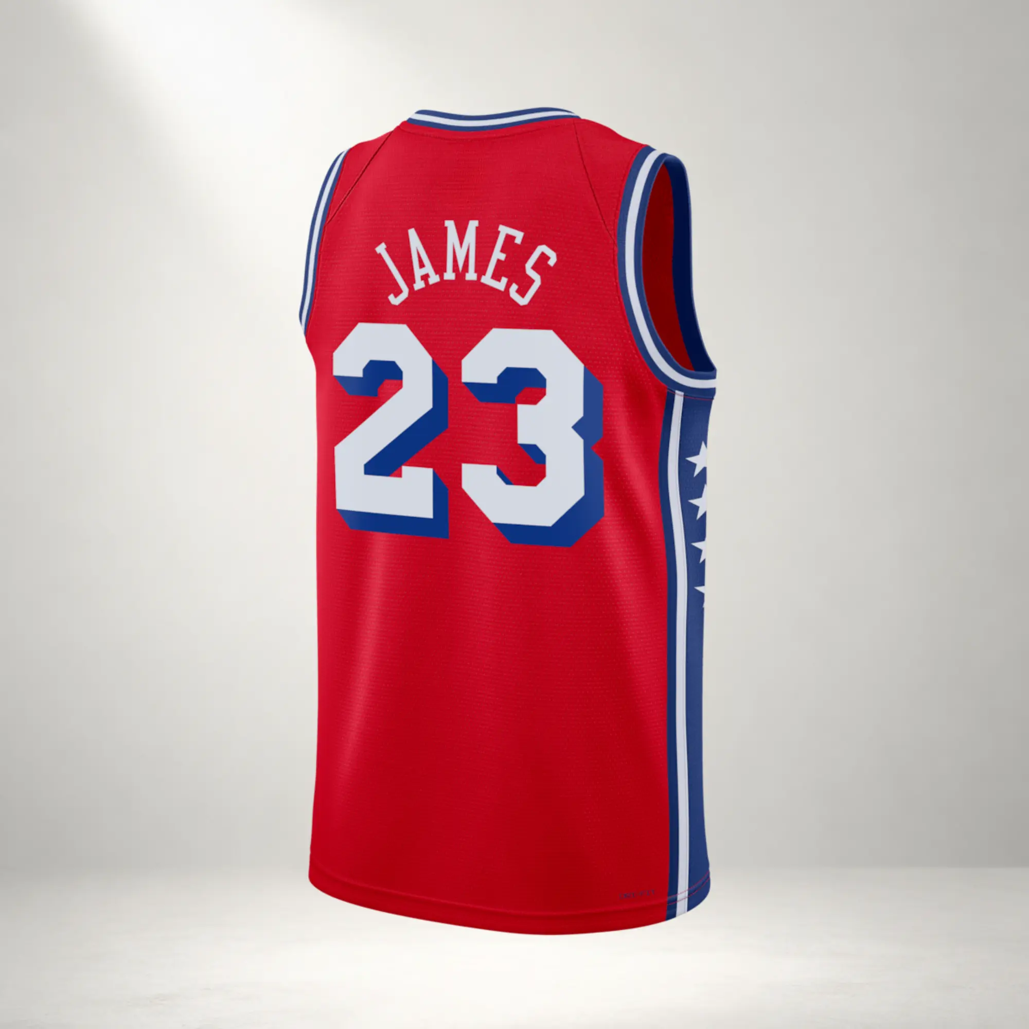 2026 James #23 Red Swingman Basketball Jersey – Full Logo Fan Edition Sleeveless Jersey for Men & Women