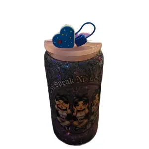 Snowglobe 16 oz Drinkware - Ideal for Cold Weather Beverages Coffee Washable Tumbler