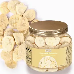 Ternio Premium Freeze Dried Bananas - 7.76 oz / 220 g - 100% Natural, No Preservatives, Low Calorie Snack - A Sweet and Crunchy Snack for Adults and Kids