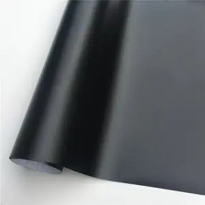 New 2026 Matte Black Vinyl Film Car Wrap Foil Sticker Vehicle Wraps Console Computer Phone Cover Skin car decor