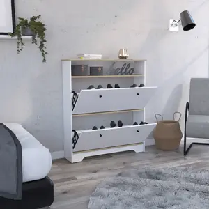 Bellemave Dublin 1 Model Modern Storage Cabinet, Light Oak Finish, 1 Open Shelf, 2 Extendable Cabinets, Durable Powder-Coated Steel Construction, Adjustable Non-Slip Ft, Multi-Shelf Indoor Furniture