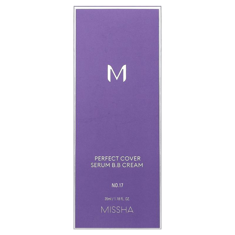 Missha Perfect Cover Serum B.B Cream, No. 17 Fair, 1.18 fl oz (35 ml)