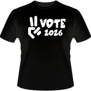 Ballots over Barriers  Make It Right 2026 Tops Unisex T-Shirts  Tshirt Casual  Short sleeve with Bold Vote 2026 Graphic Design
