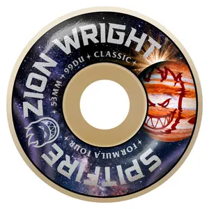 Spitfire Formula Four 99a Zion Cosmic Classic 56mm Skateboard Wheels