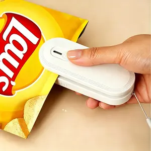 【Trynex】 Mini Snack Bag Sealer, USB Rechargeable 2-in-1 Hot Melt Sealer, Portable Plastic Bag Sealing Machine for Food Freshness, Outdoor Picnic Travel Use