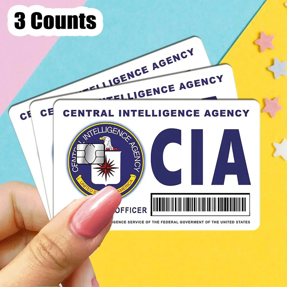 Credit Card Skin, 3 Counts Waterproof & Scratch-resistant Protective Sticker, Decorative Skin for Most Of Cards, Card Full Covers