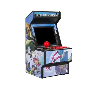 Arcade mini handheld game console, retro nostalgic children's handheld console, can be connected to a TV, wireless joystick