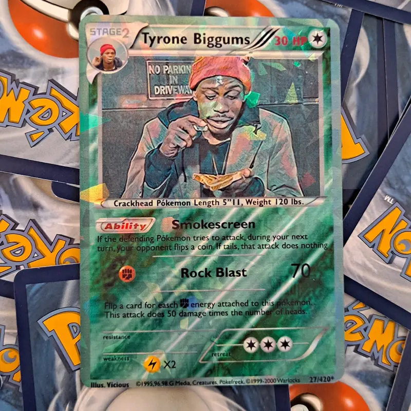 clayton bigsby pokemon card Clayton Bigsby Pokemon Card - Chappelle Show
