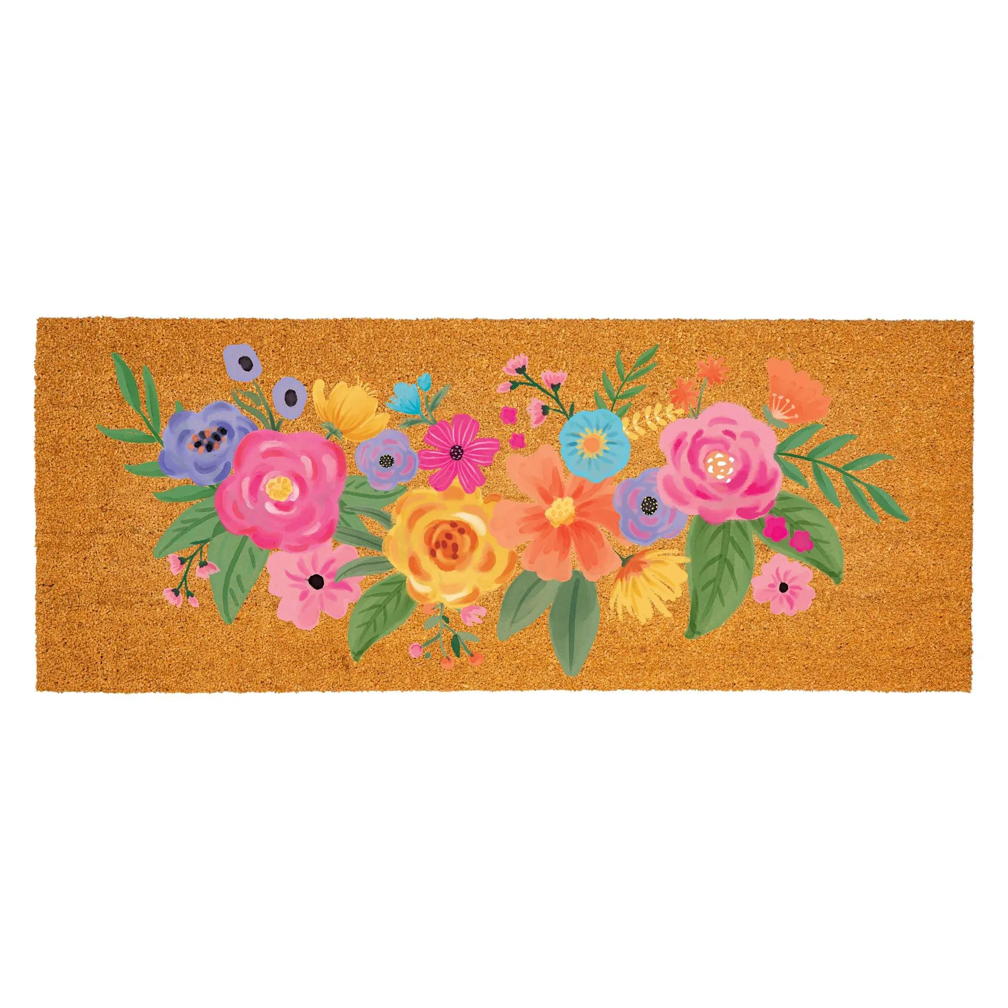 Evergreen 60"x24" Spring Blossom Coir Doormat