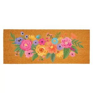 Evergreen 60"x24" Spring Blossom Coir Doormat