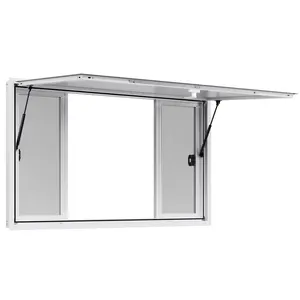 Father's Day Gift VEVOR 60x36in Concession Stand Serving Window Food Truck Service Awning Aluminum Alloy
